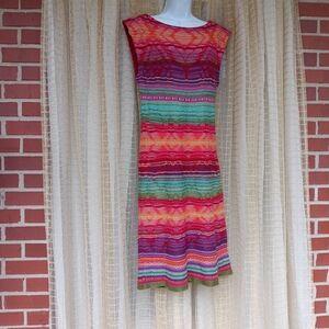 Lauren Ralph Lauren Tribal Knit Dress Large.